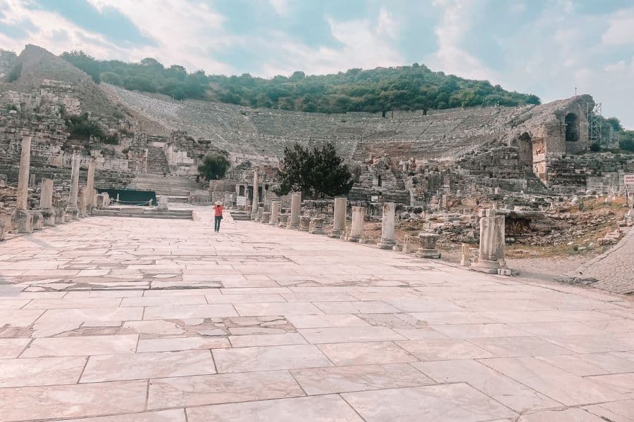 the arcadian or harbor street ephesus turkey