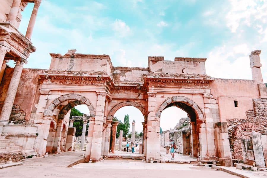 the gate of mazeus and mithridates ephesus selcuk turkey