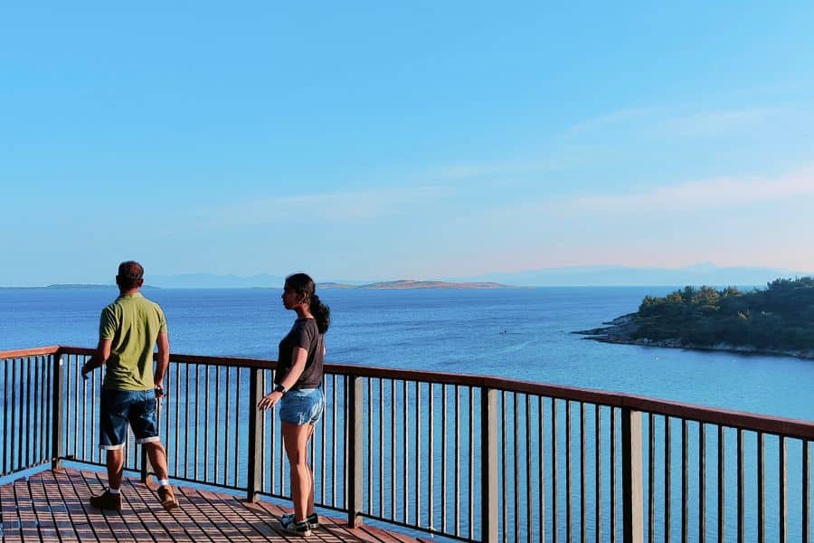 cunda island viewpoint ortunc bay national reserve ayvalik balikesir  turkey