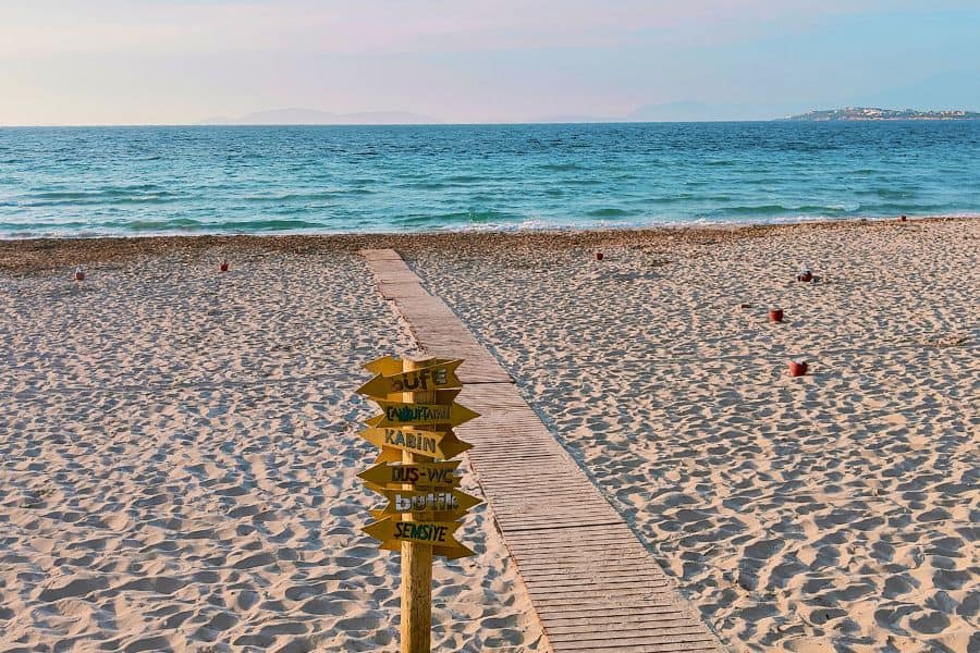 ilica beach cesme alacati