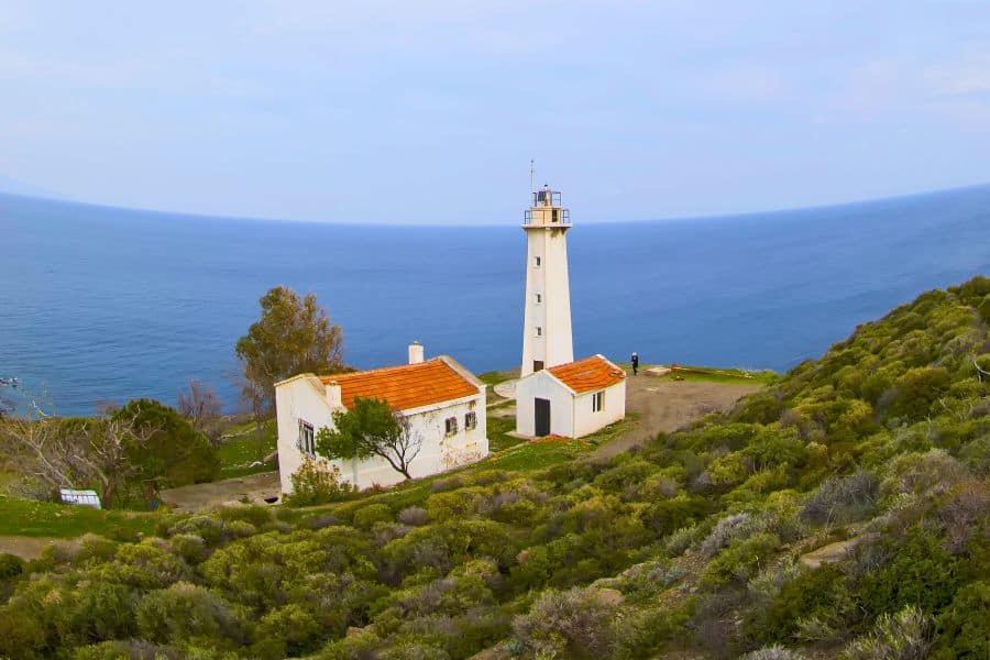 sarpincik lighthouse karaburun cesme izmir day trip from alacati turkey