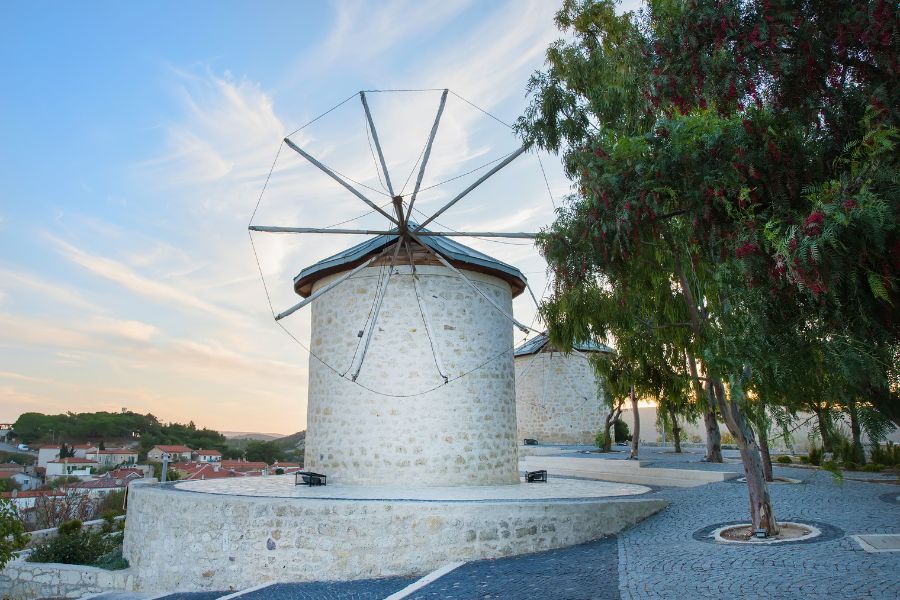 alacati windmills