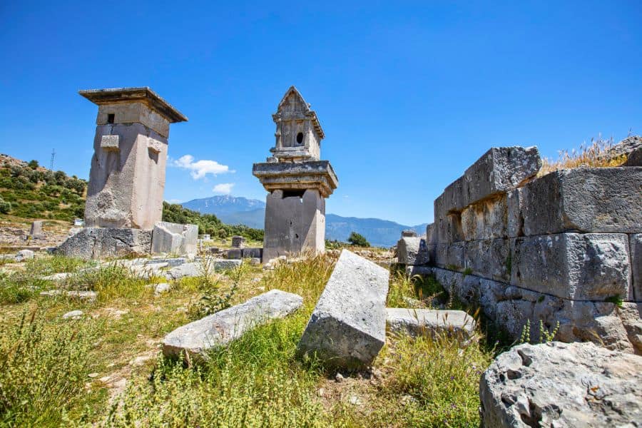 ancient city of xanthos kas antalya