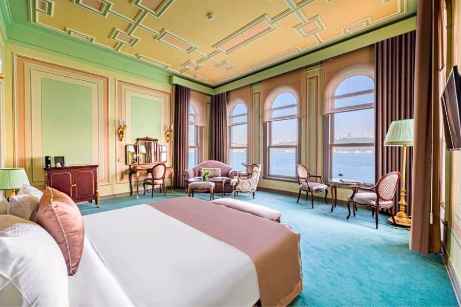 bosphorus palace hotel suite with sea view istanbul