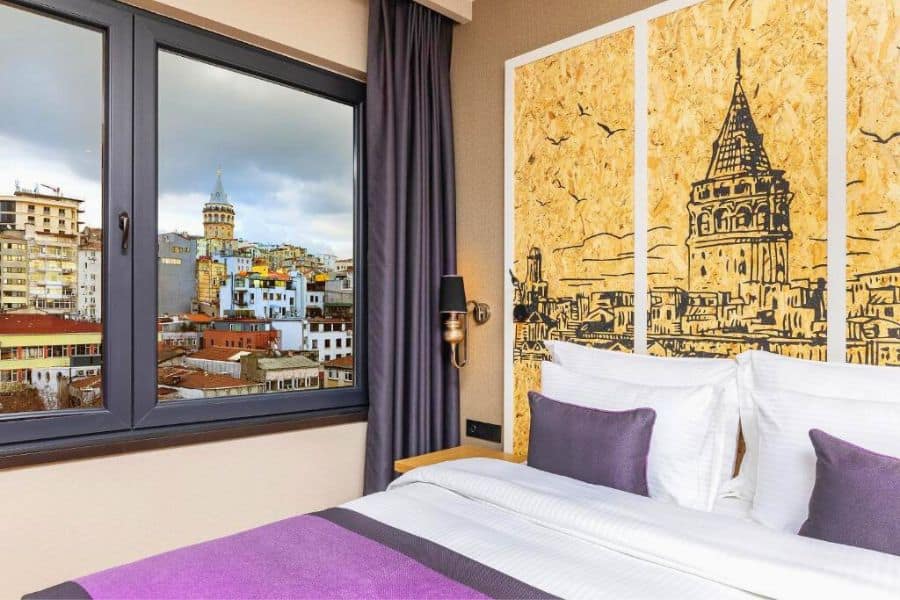 deluxe double room halich hotel istanbul karakoy