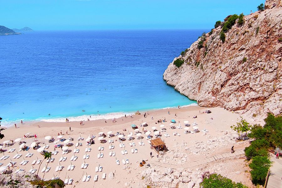 kaputas beach kalkan kas antalya