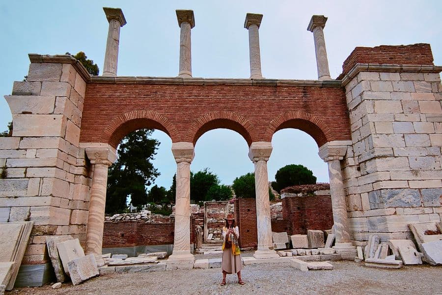 the basilica of st john ephesus selcuk