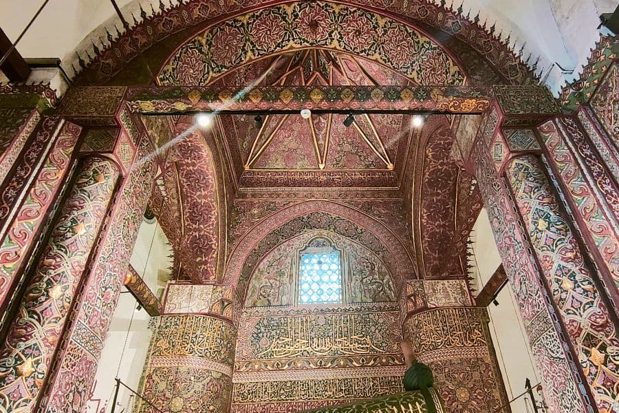 green mausoleum rumi konya