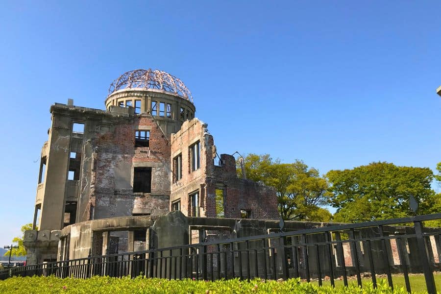 hiroshima peace memorial atomic bomb dome japan