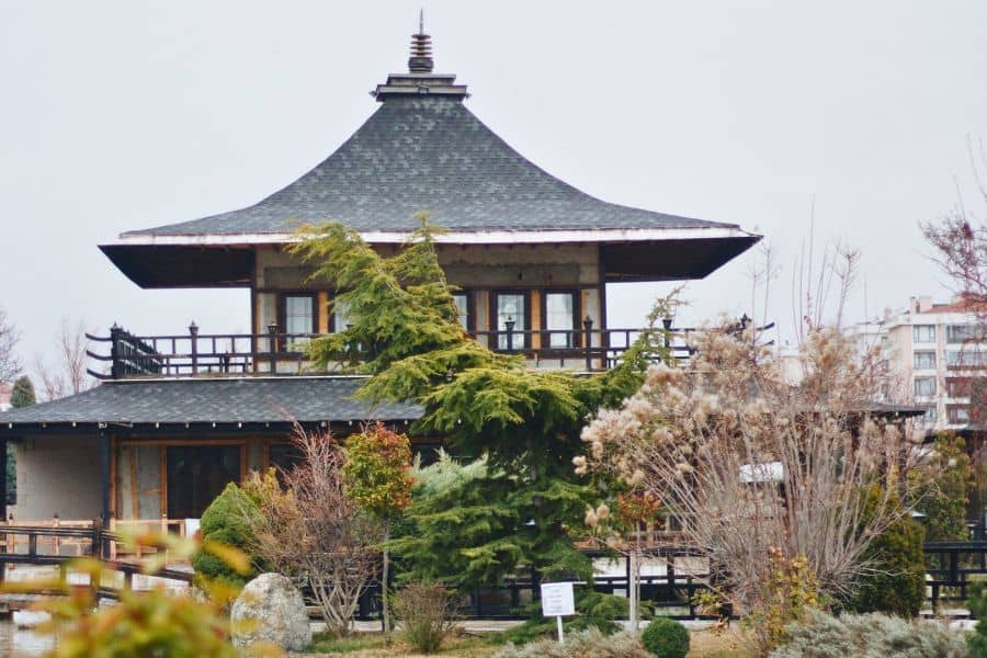 temple at kyoto japon parki japanese park konya turkey turkiye