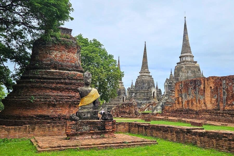 wat phra se sanphet ayuthhaya thailand 