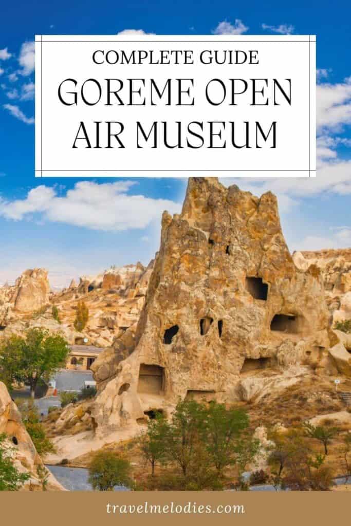 goreme archeological site cappadocia pinterest graphic