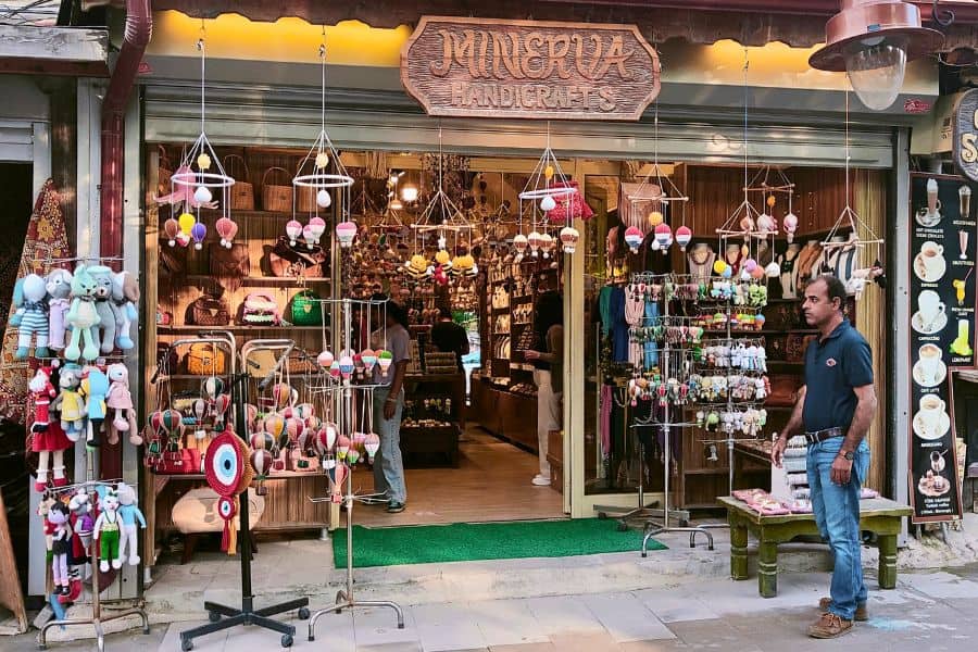 handicrafts local souvenir shopping in cappadocia turkey turkiye