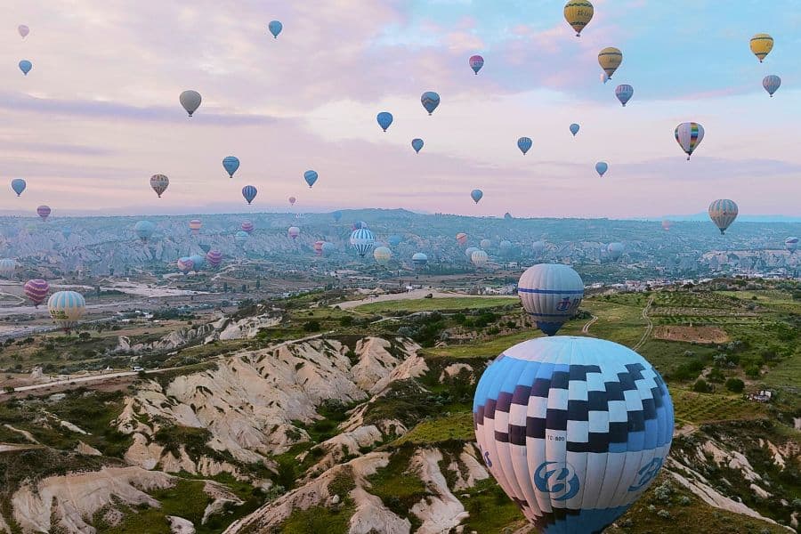 hot air ballooning cappadocia turkey turkiye