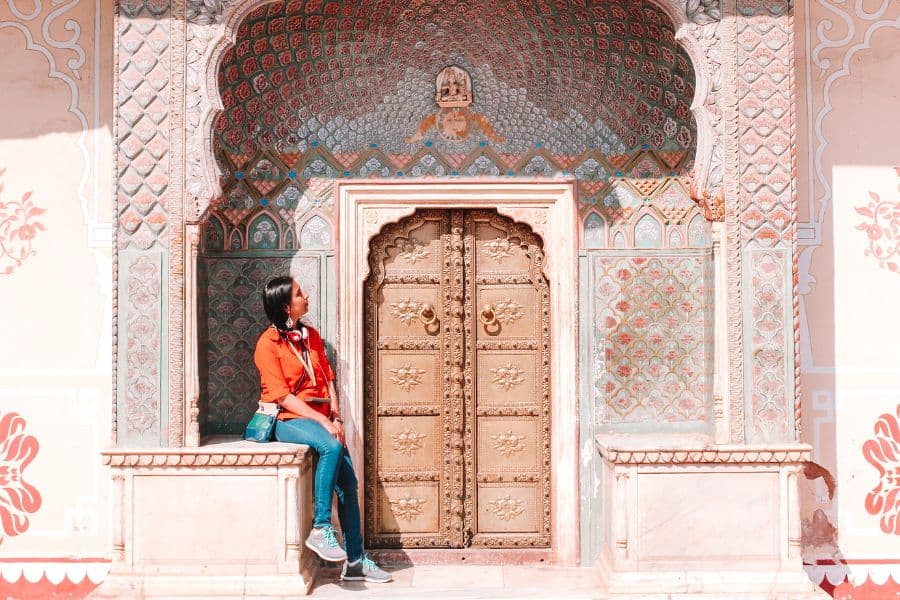 travel mleodies author at city palace in jaipur