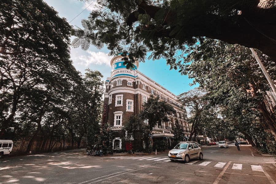Grand Hotel at Ballard Estate, Mumbai, a 1922 heritage property designed by George Wittet, the architect of the Gateway of India, set in the leafy colonial-era Ballard Estate precinct